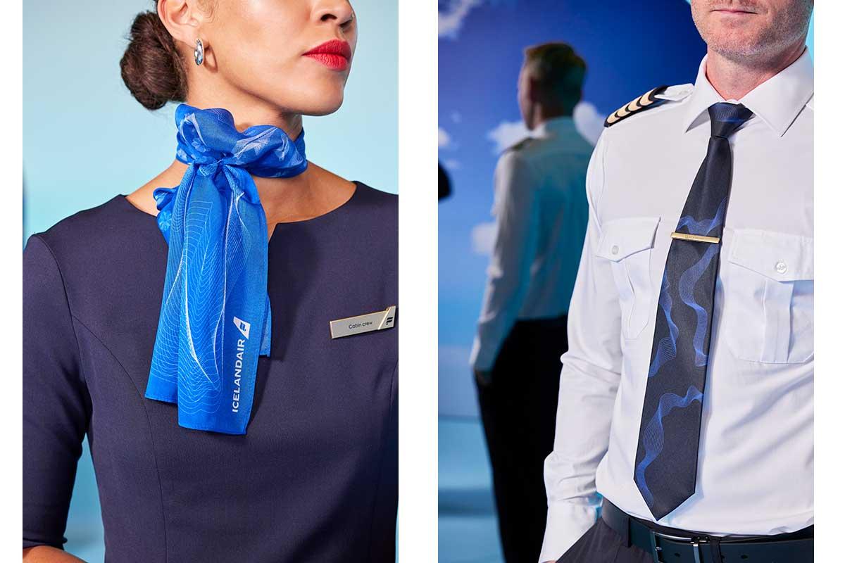 Airline uniform accessories with logo for Air Italy